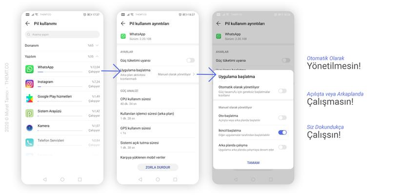 Telefonun şarjını çabuk bitiren yazılımları silmek